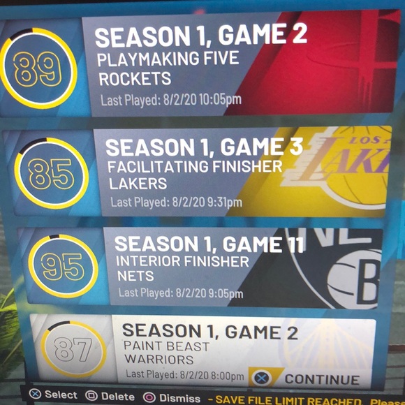 NBA 2k20 account legend with almost maxed builds - Picture 2 of 4